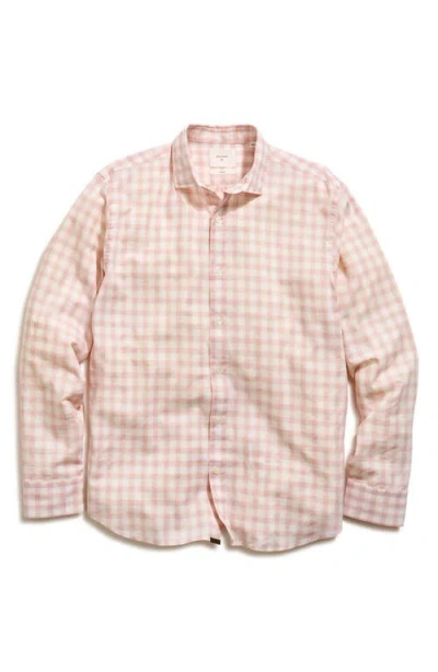 Billy Reid Hutcheson Plaid Button-up Sport Shirt In Pink