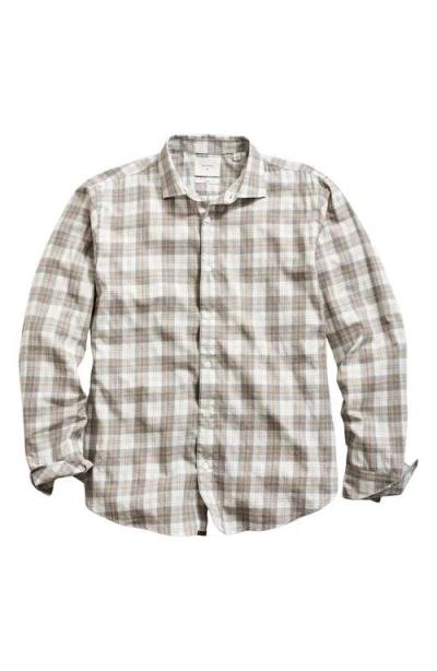 Billy Reid Hutcheson Plaid Cotton Button-up Shirt In Gray