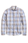 Billy Reid Hutcheson Standard Fit Check Cotton Button-up Shirt In Multi