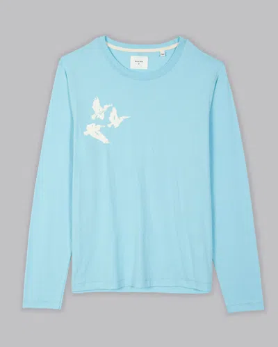 Billy Reid, Inc Charleston L/s Tee In Blue