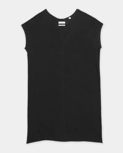 Billy Reid, Inc Cotton Cashmere S/s Dress In Black