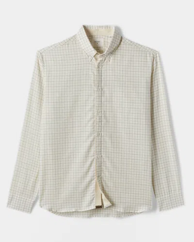 Billy Reid, Inc Irvine Shirt In Natural/grey