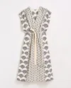 Billy Reid Jacquard Cinched Waist Dress