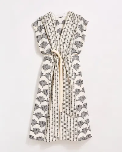 Billy Reid Jacquard Cinched Waist Dress