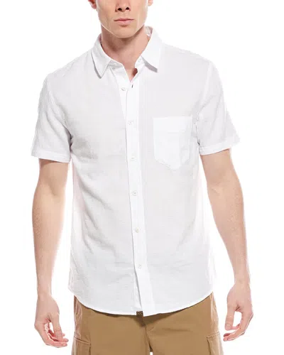 Billy Reid Jacquard Shirt In White