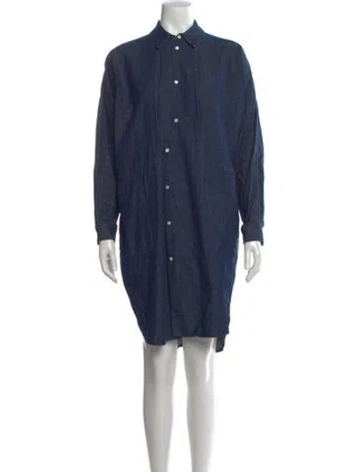 Pre-owned Billy Reid Knee-length Dress In Blue
