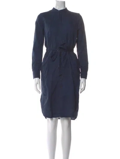 Pre-owned Billy Reid Knee-length Dress In Blue