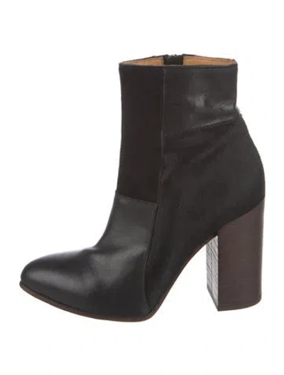 Pre-owned Billy Reid Leather Boots In Black