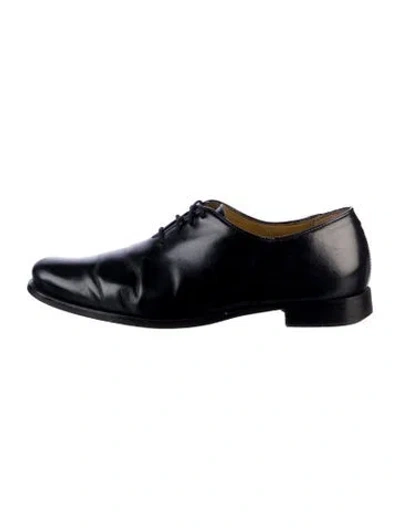Pre-owned Billy Reid Leather Oxfords In Black