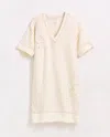 Billy Reid Linen Protea Eyelet Dress In White