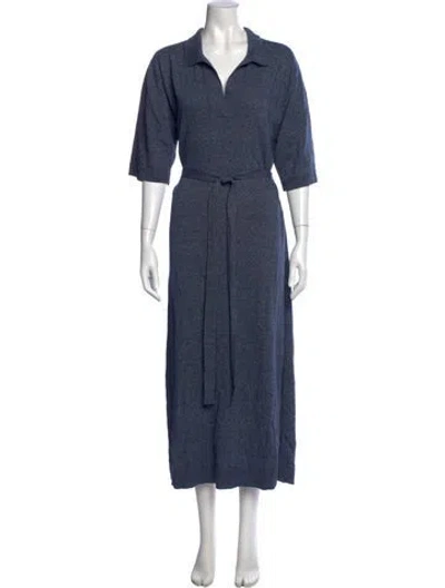 Pre-owned Billy Reid Long Dress In Blue
