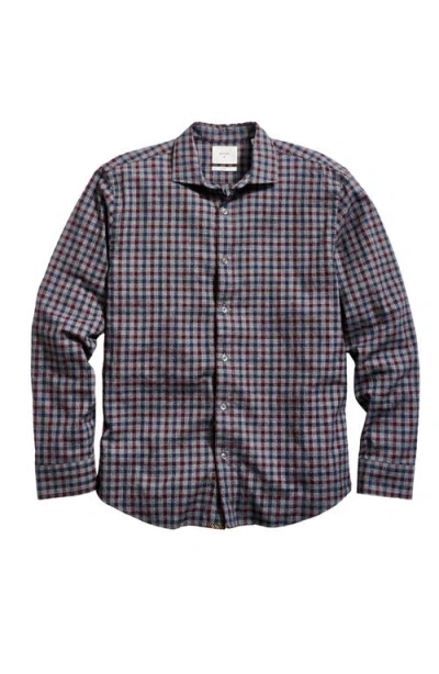 Billy Reid Mélange Plaid Cotton Button-up Shirt In Multi