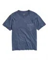 Billy Reid Washed Tee Navy In Blue