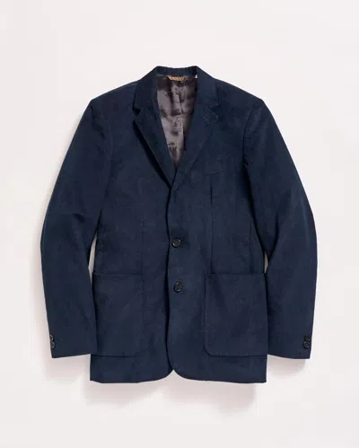 Billy Reid Micro Cord Walton Jacket In Navy