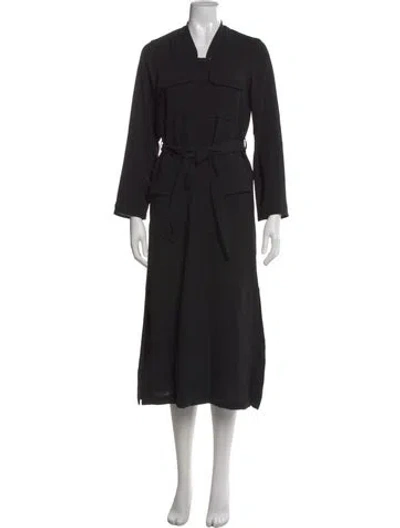Pre-owned Billy Reid Midi Length Dress In Black