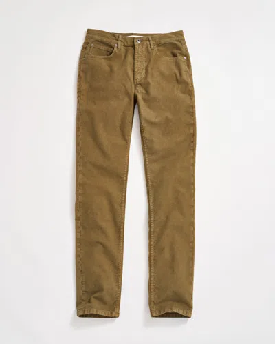 Billy Reid Moleskin Jean In Olive