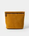 Billy Reid Moore & Giles Reclaimed Large Zip Pouch In Griffin Camel