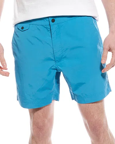 Billy Reid Moore Hybrid Swim Short In Blue