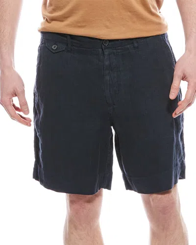 Billy Reid Moore Linen Short In Blue