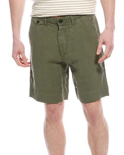 Billy Reid Moore Linen Short In Green