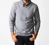 Billy Reid Mouline Shawl Collar Cotton Pullover In Gray
