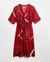 Billy Reid Mountain Silk V-pleat Maxi Dress In Burgundy