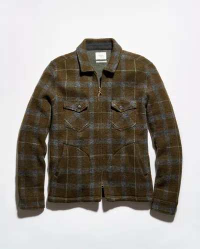 Billy Reid Numajiri Plaid Knit Jacket In Multi