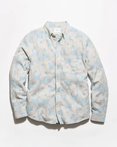 Billy Reid Ombre Tuscumbia Shirt In Heritage Blue Multi