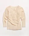 Billy Reid Open Stitch Dolman Beach Sweater In Natural