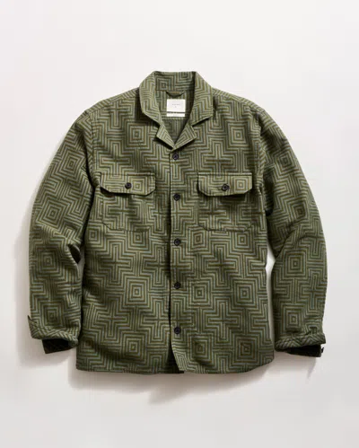 Billy Reid Optical Jacquard Overshirt
