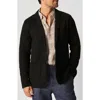 Billy Reid Ottoman Knit Sport Coat In Dark Asphalt
