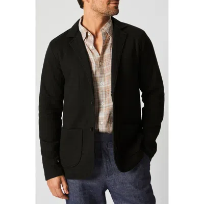 Billy Reid Ottoman Knit Sport Coat In Dark Asphalt