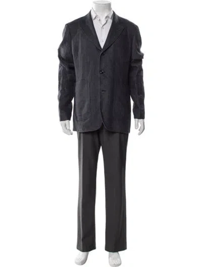 Pre-owned Billy Reid Overcoat In Gray