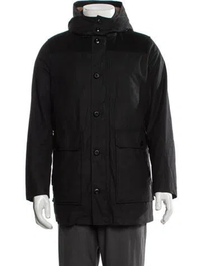 Pre-owned Billy Reid Parka In Black