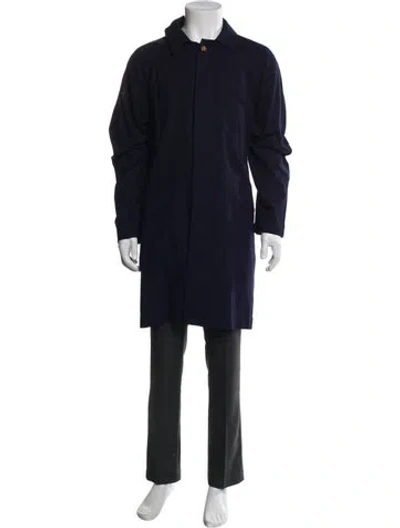 Pre-owned Billy Reid Parka In Blue