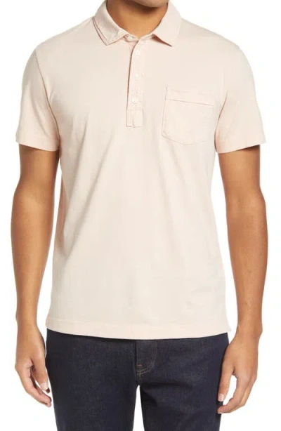 Billy Reid Pensacola Organic Cotton Polo In Pink