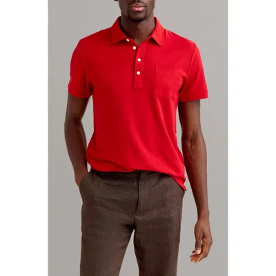 BILLY REID BILLY REID PENSACOLA PIMA COTTON PIQUÉ POCKET POLO