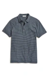 Billy Reid Pensacolo Stripe Polo In Gray