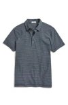 Billy Reid Pensacolo Stripe Polo In Gray