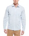 Billy Reid Pickwick Shirt In Blue