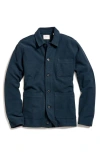Billy Reid Pique Chore Jacket In Blue