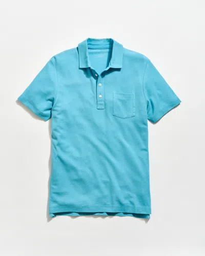 Billy Reid Pique Pensacola Polo In Blue