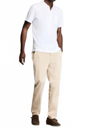 Billy Reid Pique Pensacola Polo In White In Multi