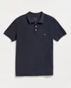 Billy Reid Pique Polo In Navy