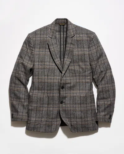 Billy Reid Plaid Archie Jacket In Gray