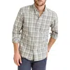 Billy Reid Plaid Cotton Button-down Shirt In Gray