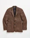 Billy Reid Plaid Walton Jacket In Brown Multi