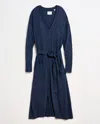 Billy Reid Pocket Sweater Dress In Indigo