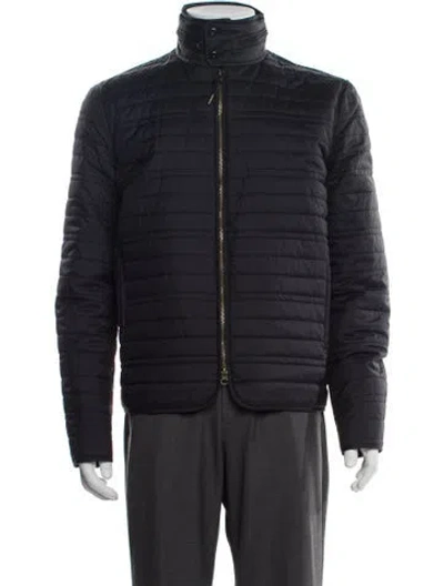 Pre-owned Billy Reid Puffer Coat In Green