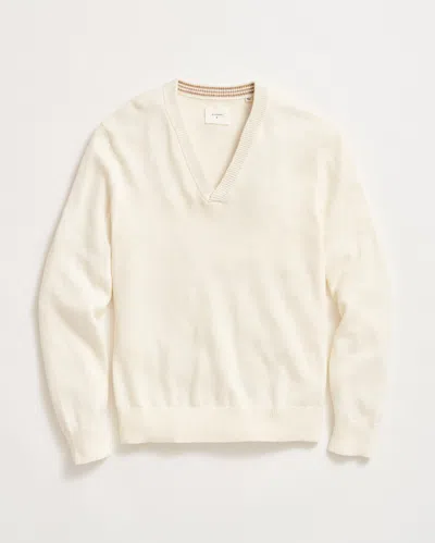 Billy Reid Pullover Danley Sweater In Tinted White